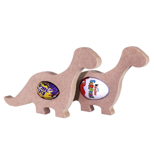 Free Standing 18mm MDF Dinosaur Egg Holder Shape. Kinder Egg, Creme Egg, Dino