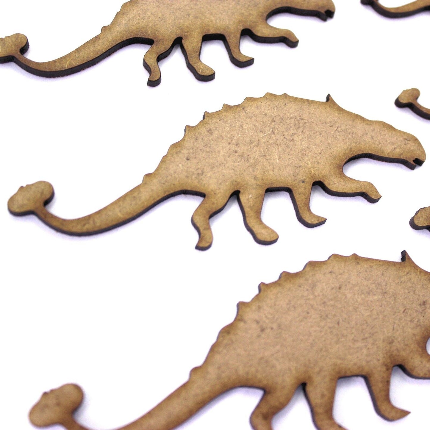 Ankylosaurus Dinosaur Craft Shape, Various Sizes, 2mm MDF Wood. Prehistoric
