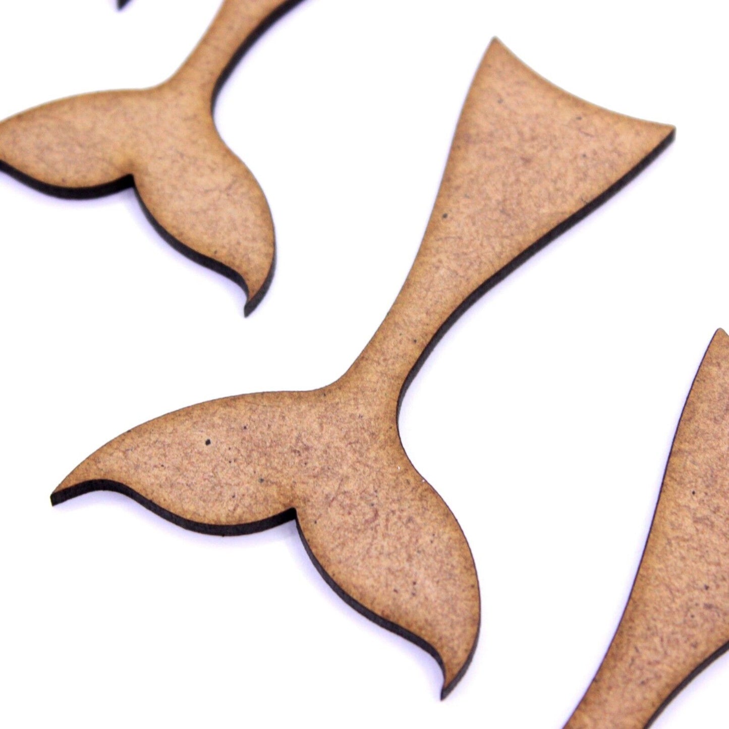 Mermaid Tail Craft Shape Blank Base, Various Sizes, 2mm MDF. Fish Folklore, Myth