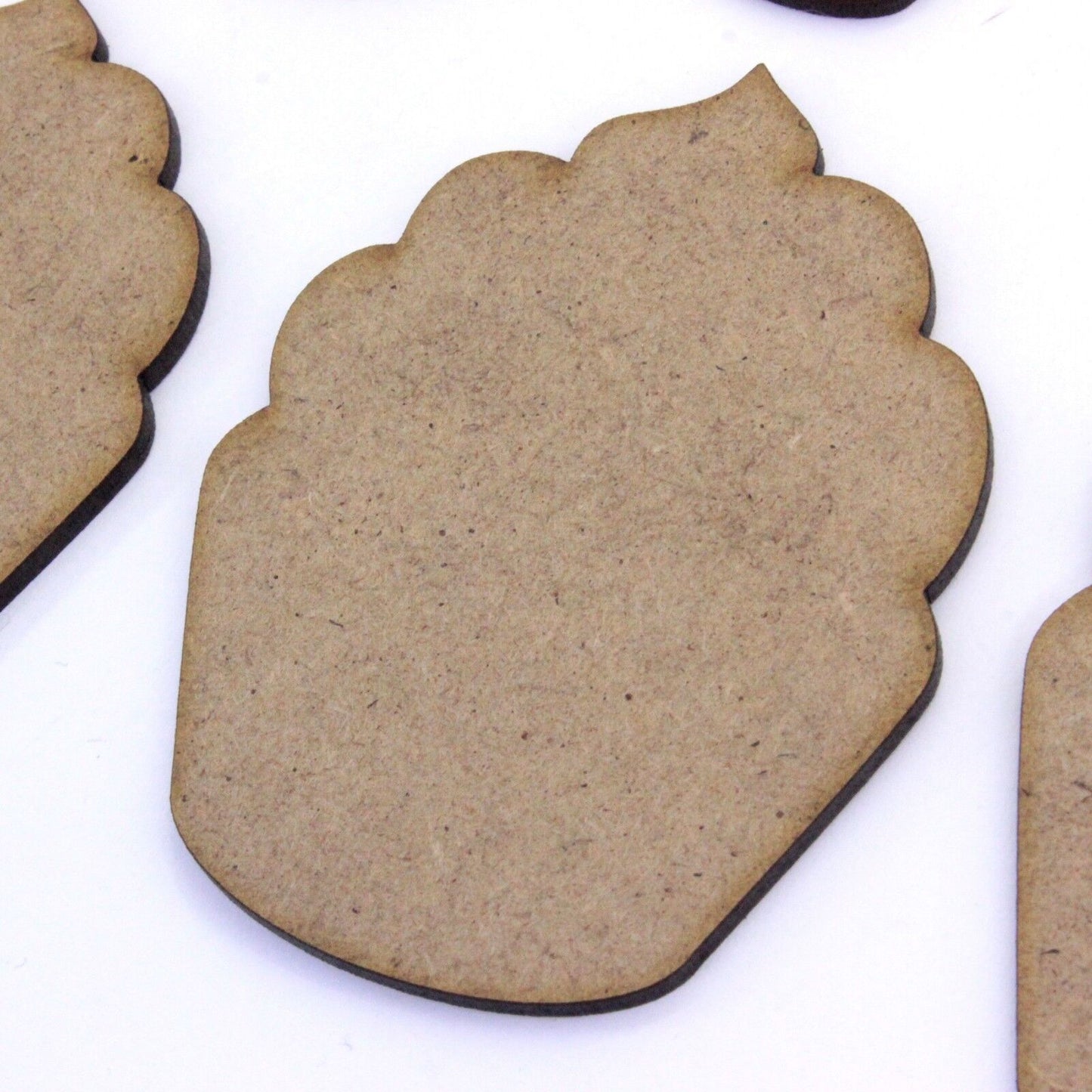 Cupcake Craft Shape, Various Sizes, 2mm MDF Wood. Party