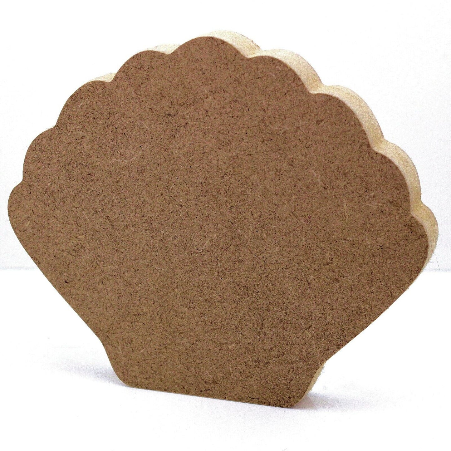 Free Standing 18mm MDF Clam Shell Craft Shape. 10cm to 30cm Sizes. Ocean, Beach