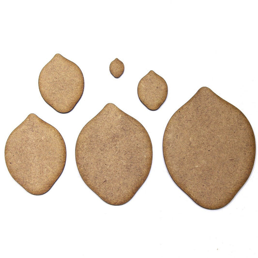 Lemon Craft Shape Blank Base, Various Sizes, 2mm MDF. Fruit,