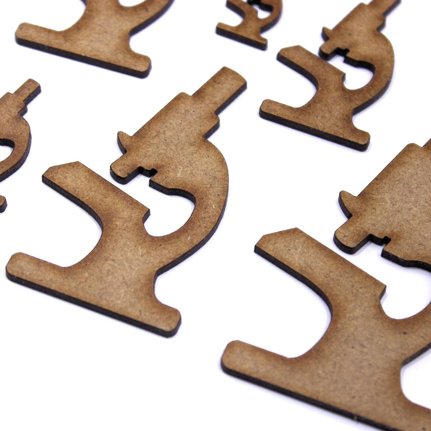 Microscope Craft Shape, Various Sizes, 2mm MDF Wood. Science, Forensic