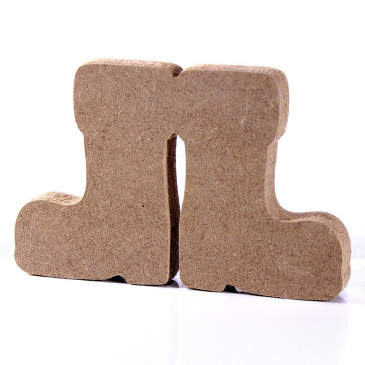 Free Standing 18mm MDF Santa Claus Boots Shape Various Sizes. Christmas, Xmas
