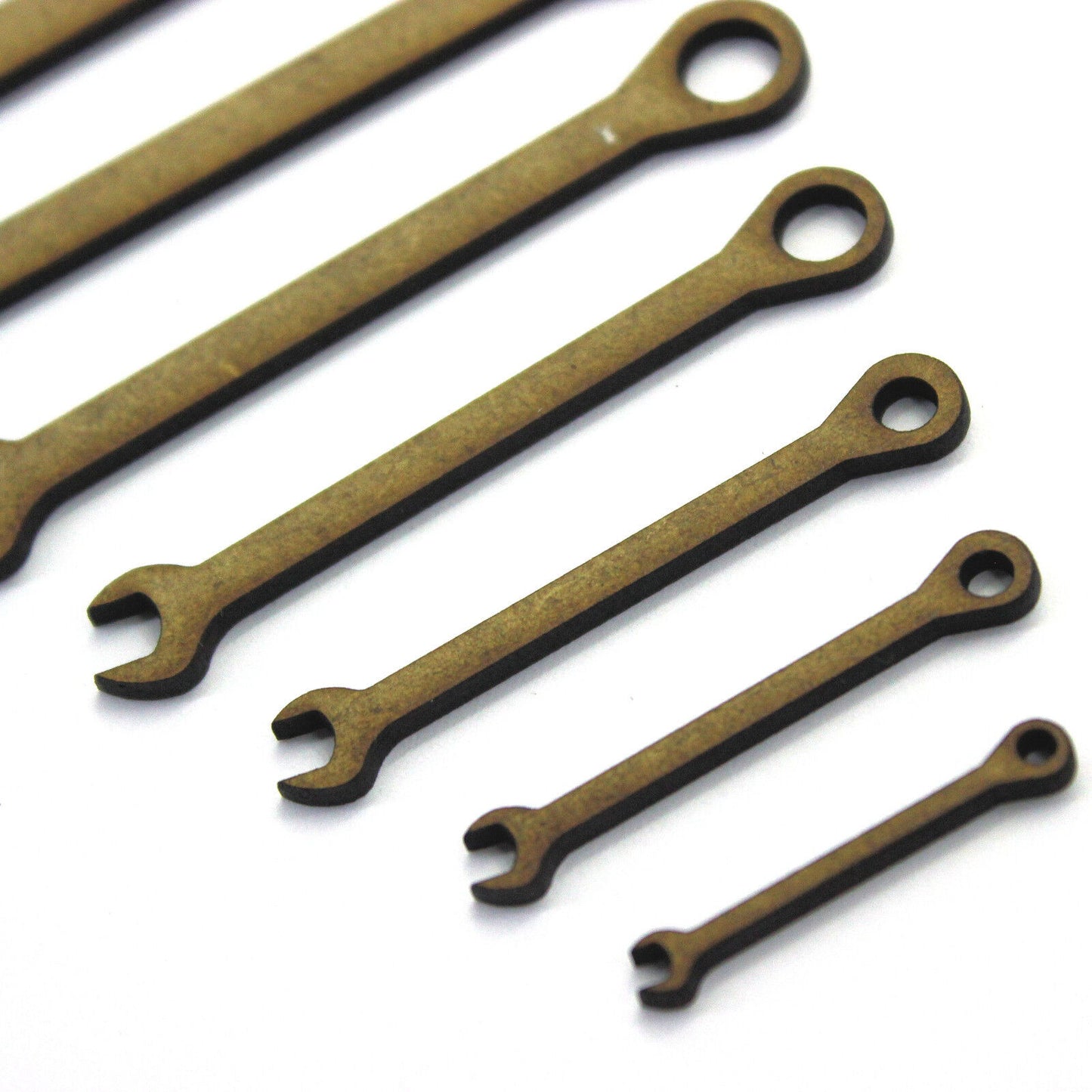 Spanner Shape. Tool Craft Shapes, Embellishments, Decorations, 2mm MDF