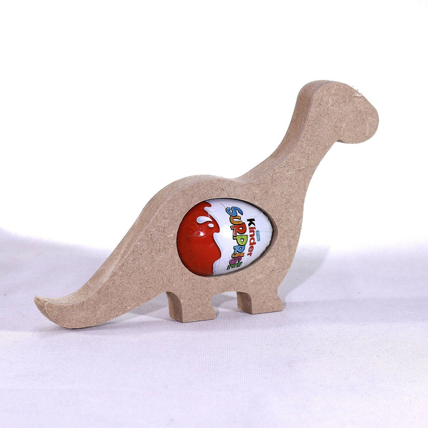 Free Standing 18mm MDF Dinosaur Egg Holder Shape. Kinder Egg, Creme Egg, Dino