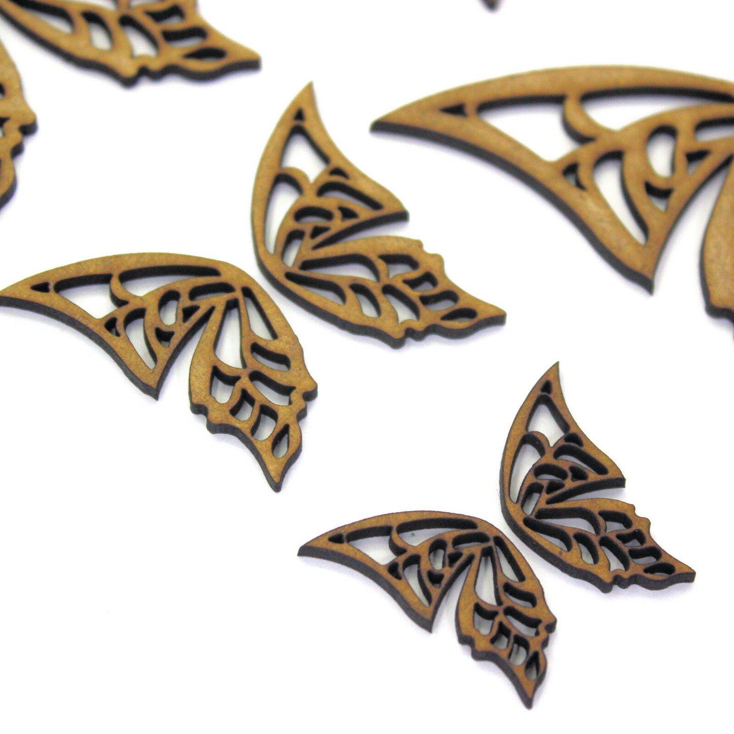 Fairy / Butterfly Wings (Pairs) Craft Shape, Various Sizes, 2mm MDF Wood.