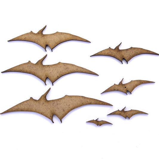 Pteranodon Dinosaur Craft Shape, Various Sizes, 2mm MDF Wood. Pterodactyl