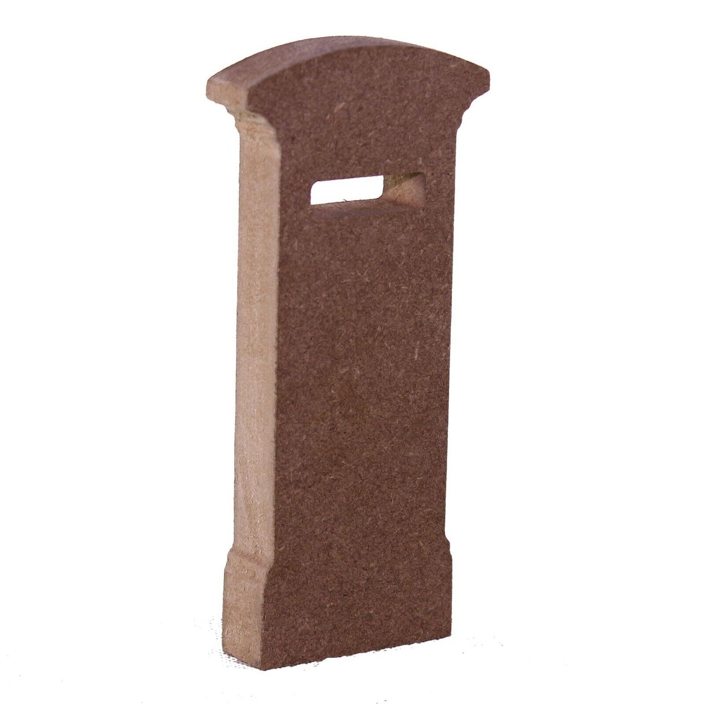 Free Standing 18mm MDF Postbox Craft Shape Various Sizes. Pillar, letter, mail