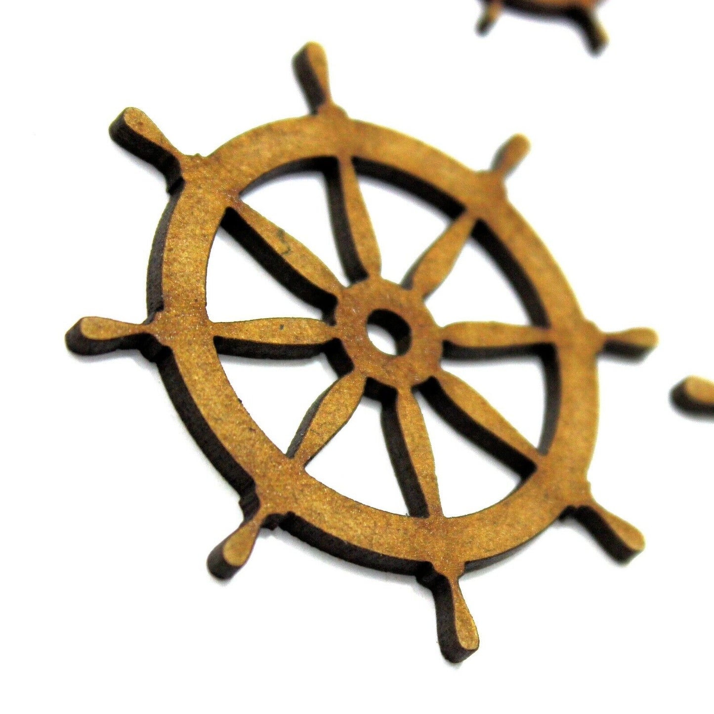 Ship Wheel Craft Shape, Various Sizes, 2mm MDF. Sailing, Marine, Boat