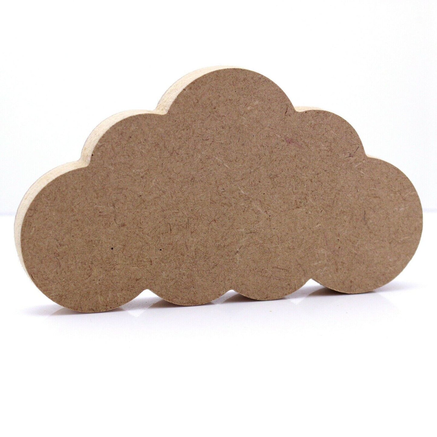 Free Standing 18mm MDF Cloud Craft Shape. 10cm to 30cm Sizes. Baby, Bedroom