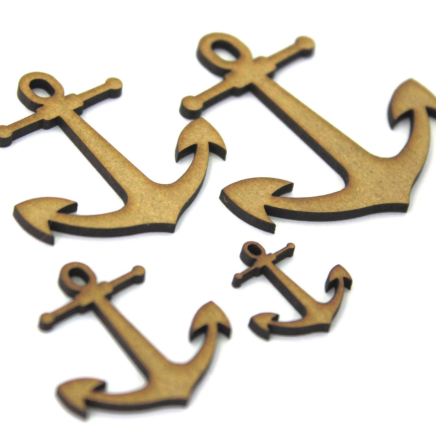 Boat/Ship Anchor Craft Shape, Tags, Decorations. 2mm MDF Wood. Nautical, Marine
