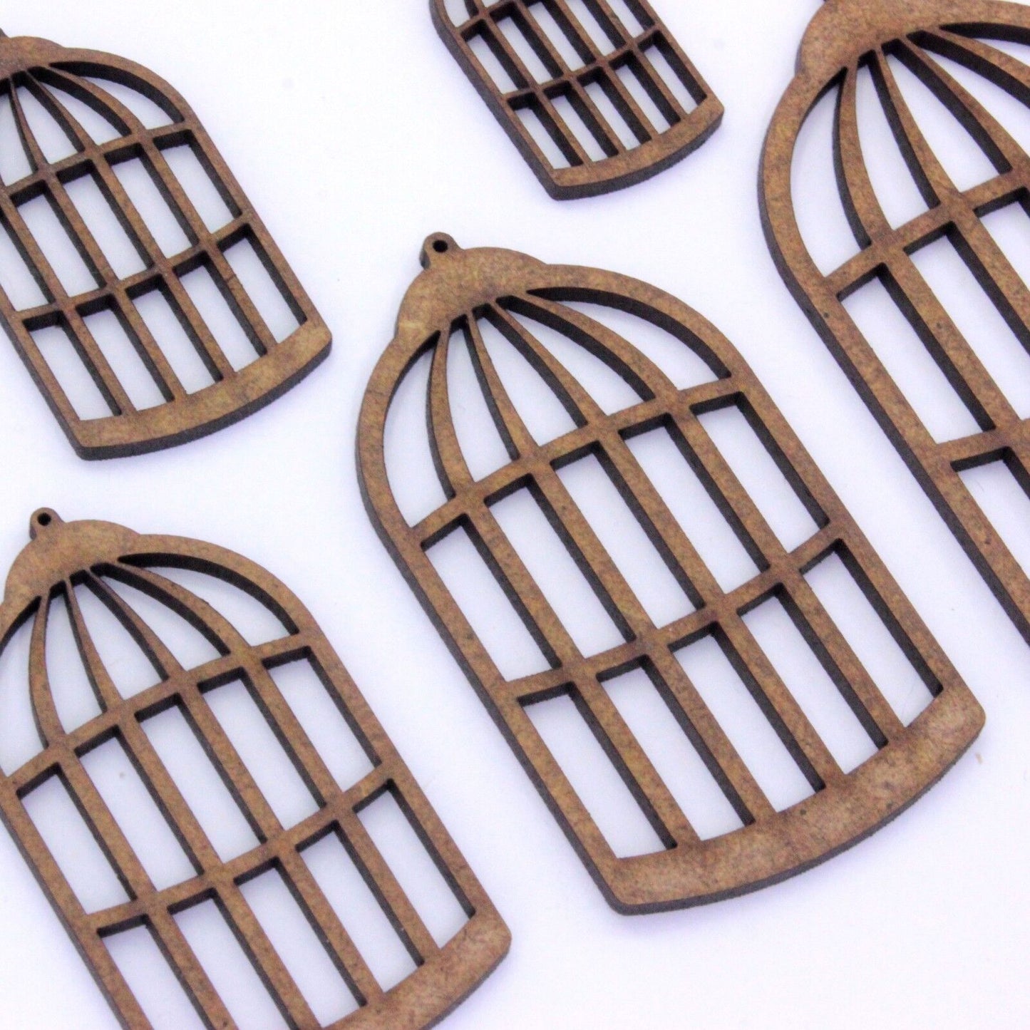 Bird Cage Craft Shape, Various Sizes, 2mm MDF. Birds. Mixed Media Art Project