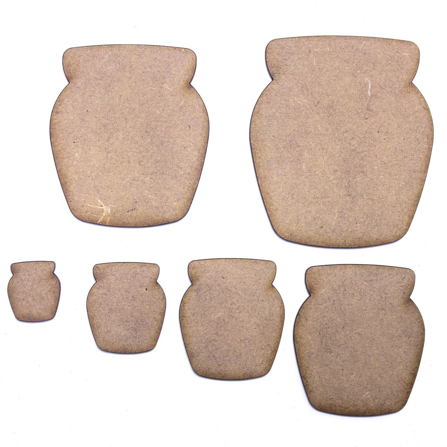 Honeypot Craft Shape, Various Sizes, 2mm MDF Wood. Honey Pot, Bee, Beehive, Pooh
