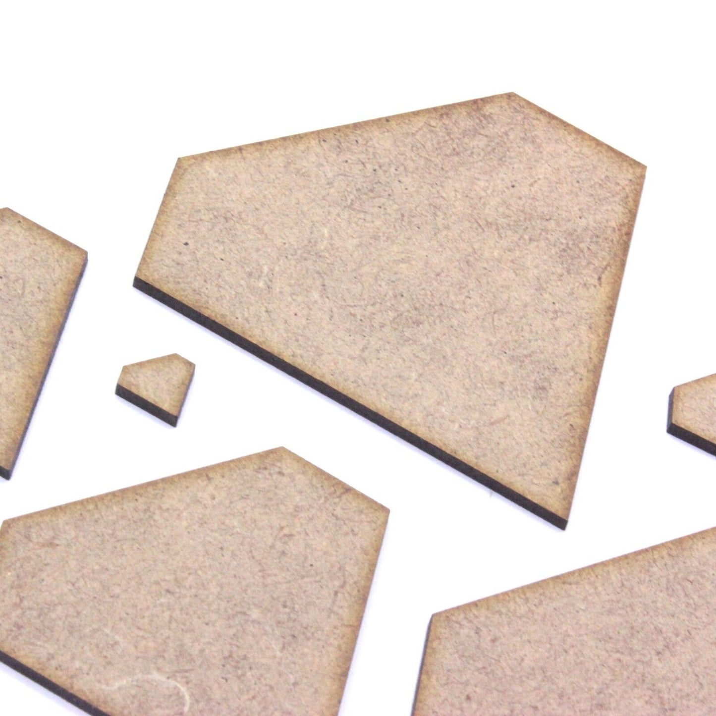 Diamond Craft Shape, Various Sizes, 2mm MDF Wood. Gem, Wedding, Anniversary