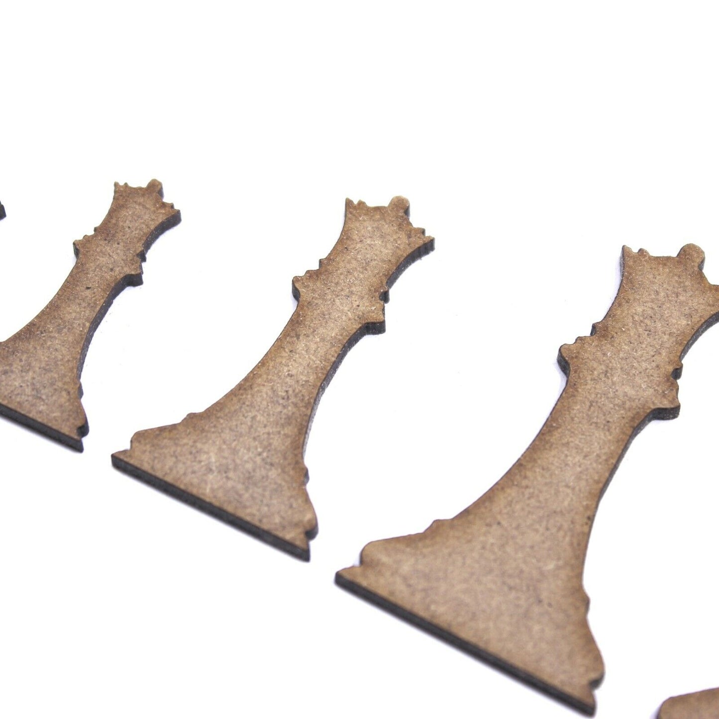 Queen Chess Piece Craft Shape, Various Sizes, 2mm MDF Wood. Checkmate, board