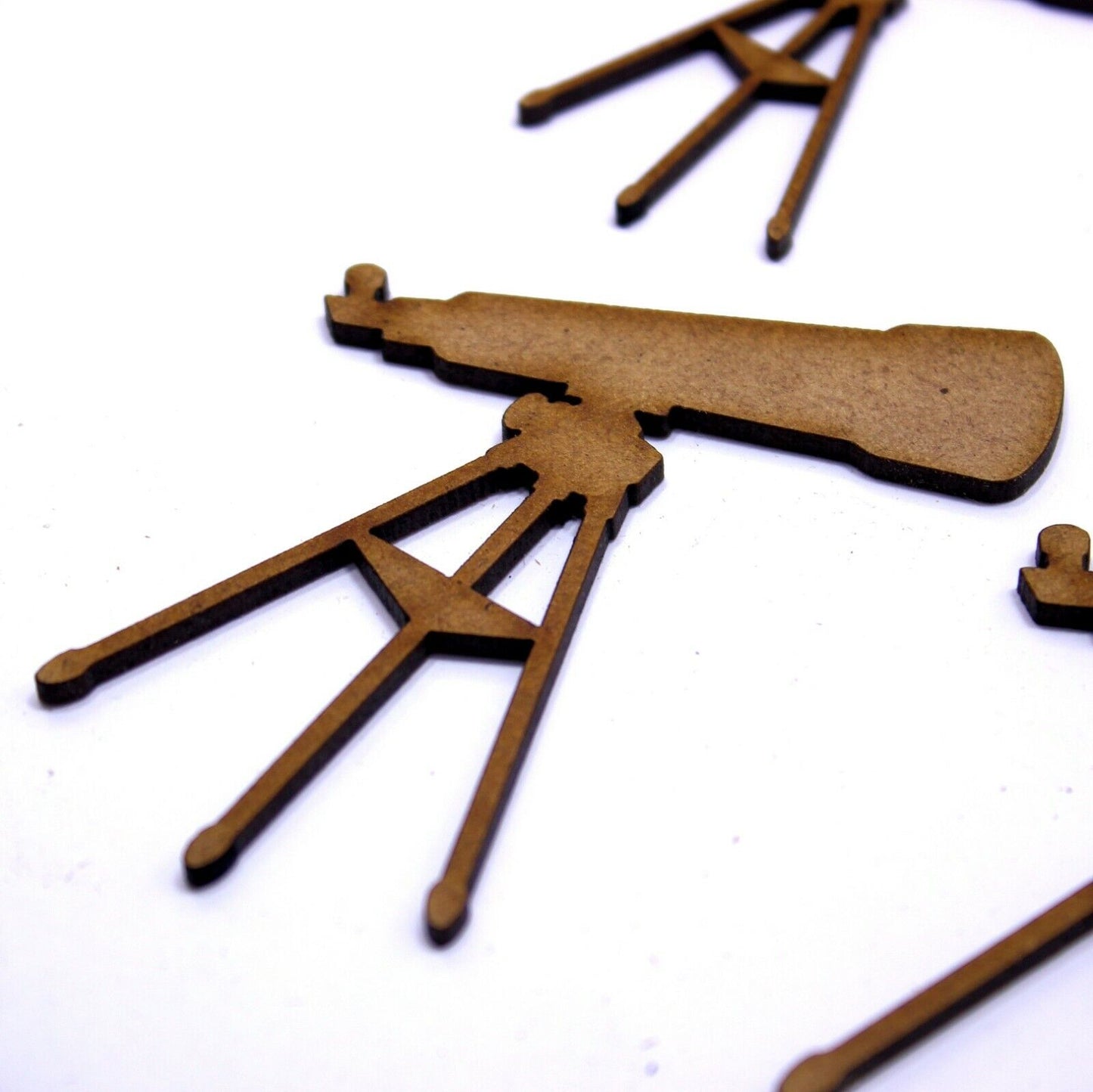 Telescope Craft Shape. 2mm MDF. Various Sizes. Astronomy, space, moon