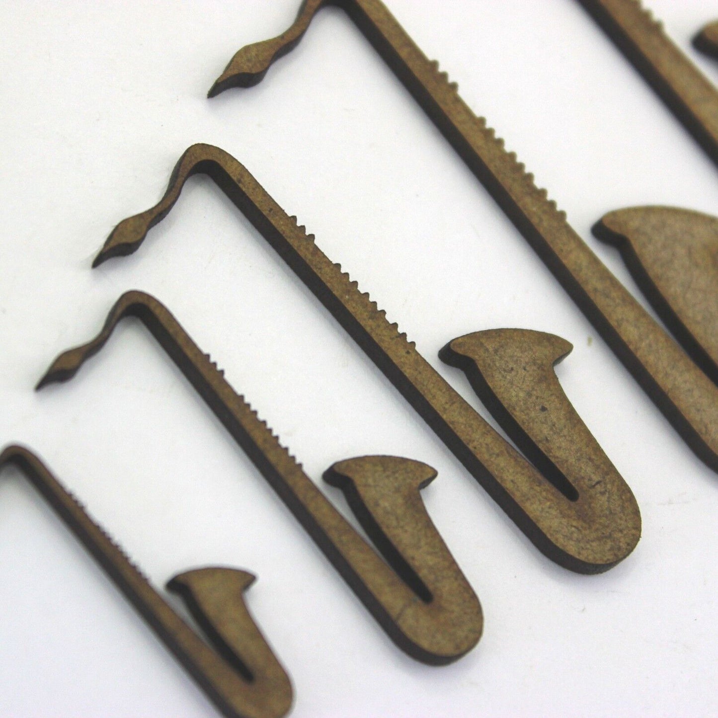 Saxophone Craft Shape, Various Sizes, 2mm MDF Wood. Sax, Music, Band, Jazz