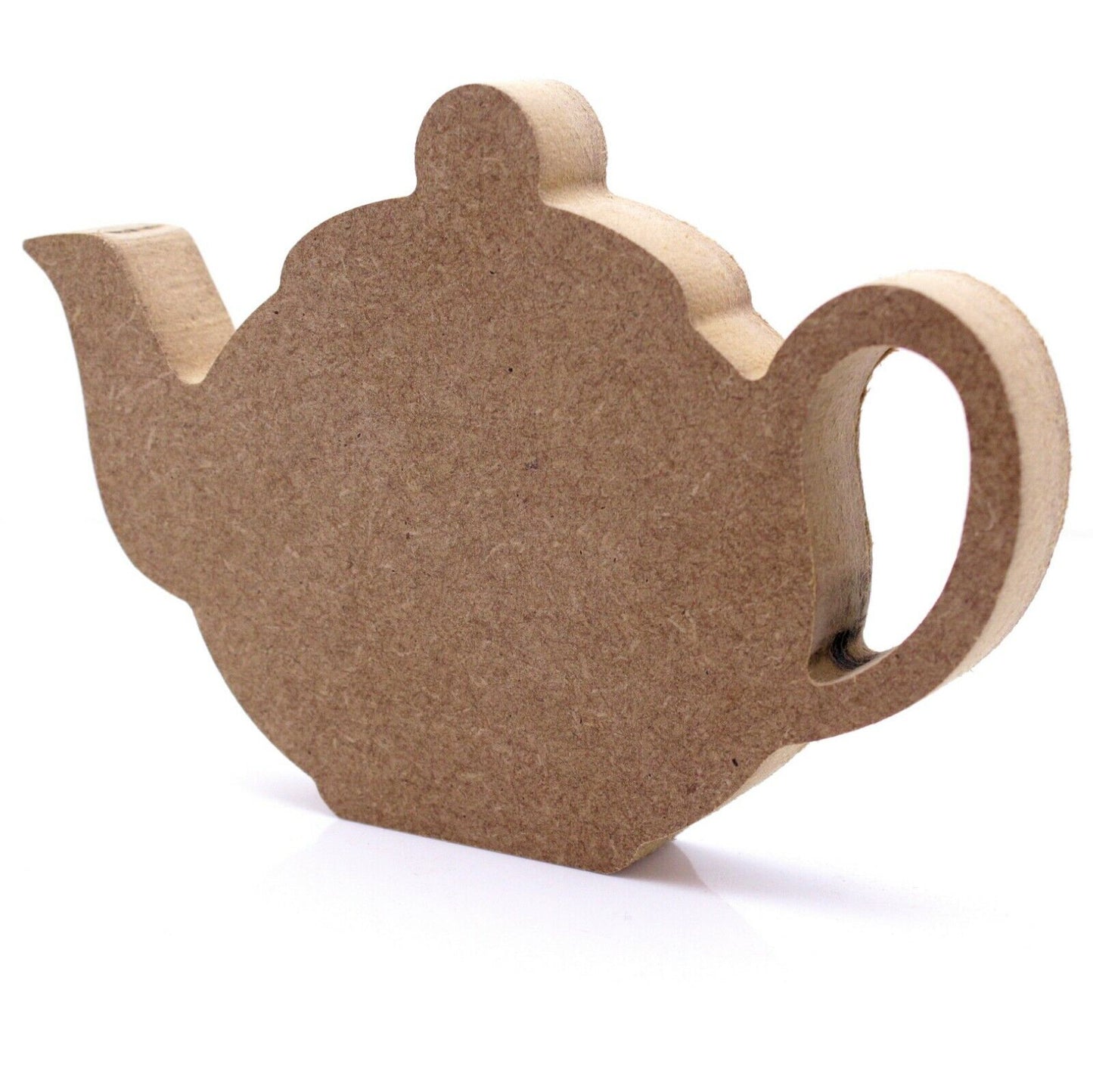 Free Standing 18mm MDF Teapot Craft Shape. 10cm to 30cm. Tea, Afternoon, Party