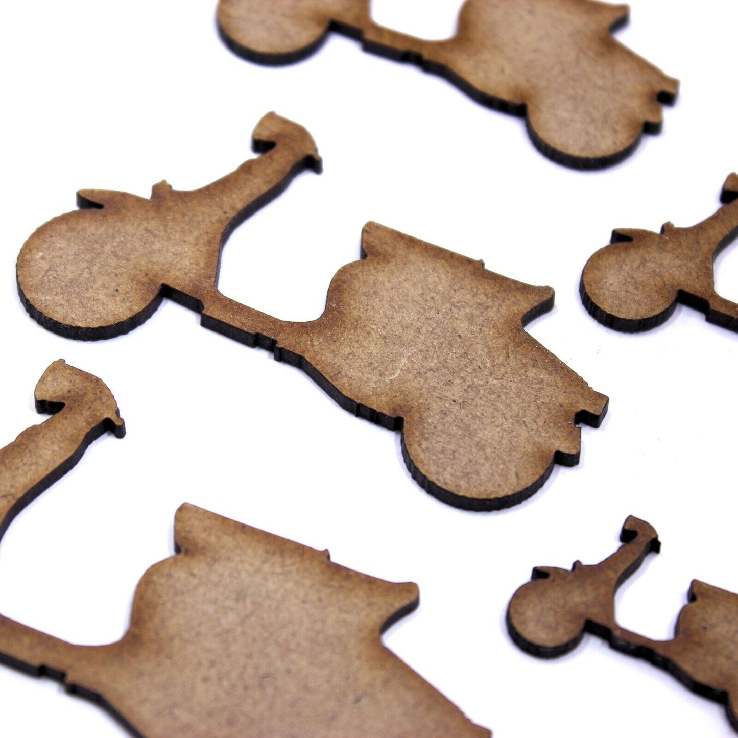 Scooter Craft Shape, Various Sizes, 2mm MDF Wood. Mod, 60s, Vespa
