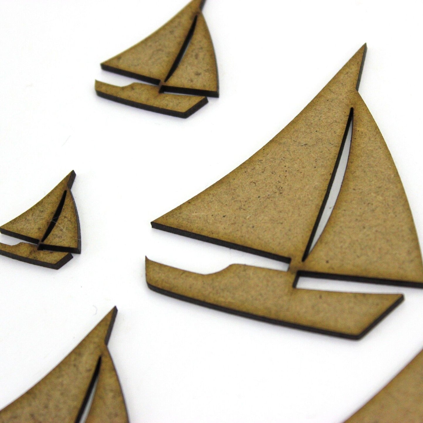 Sailboat Craft Shape, Various Sizes, 2mm MDF Wood. Beach, Seaside, Summer, boat