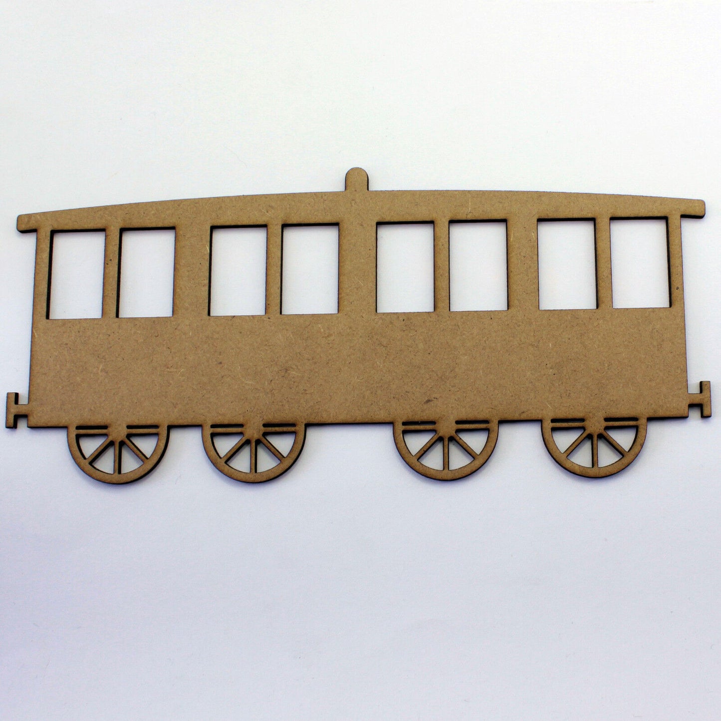 Train and Carriage Craft Shapes, Embellishments Decorations. 2mm MDF Wood