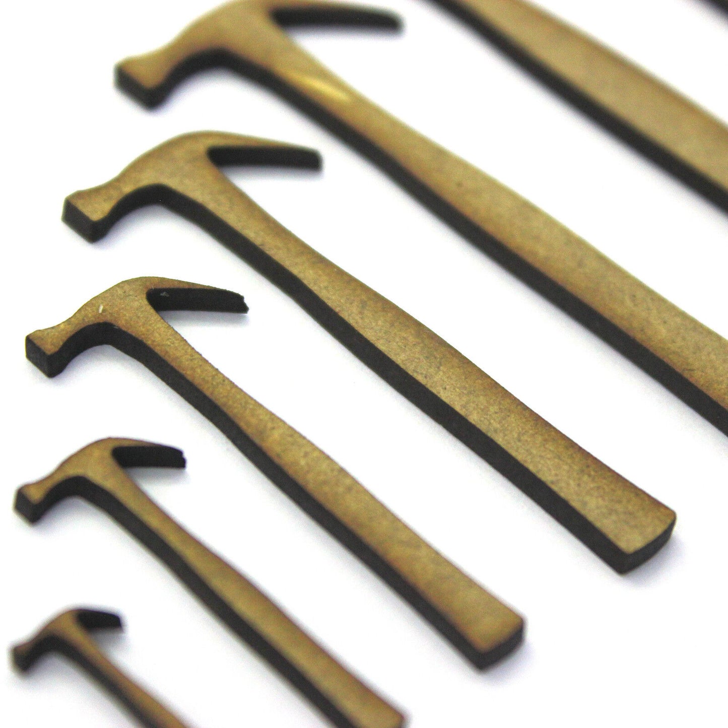 Hammer Shape. Tool Craft Shapes, Embellishments, Decorations, 2mm MDF
