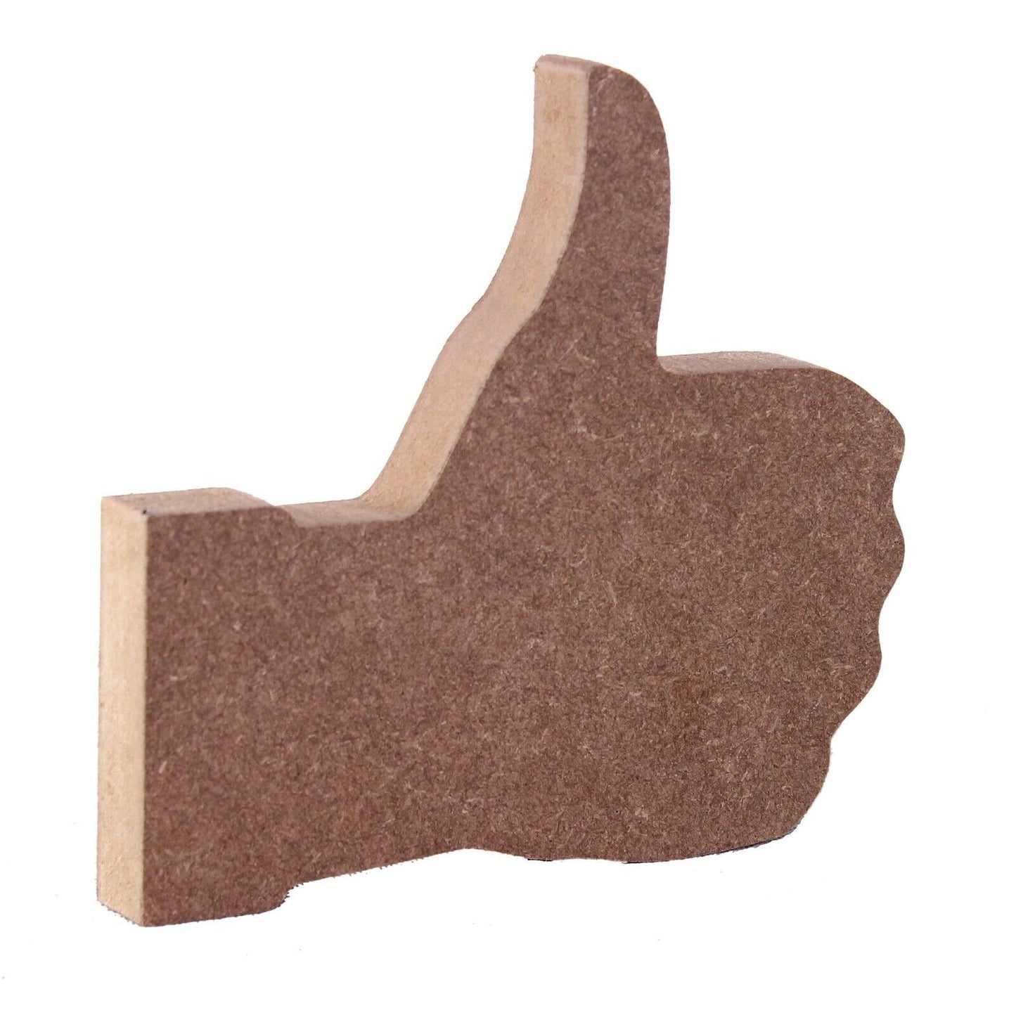 Free Standing 18mm MDF Thumbs Up Craft Shape Various Sizes.