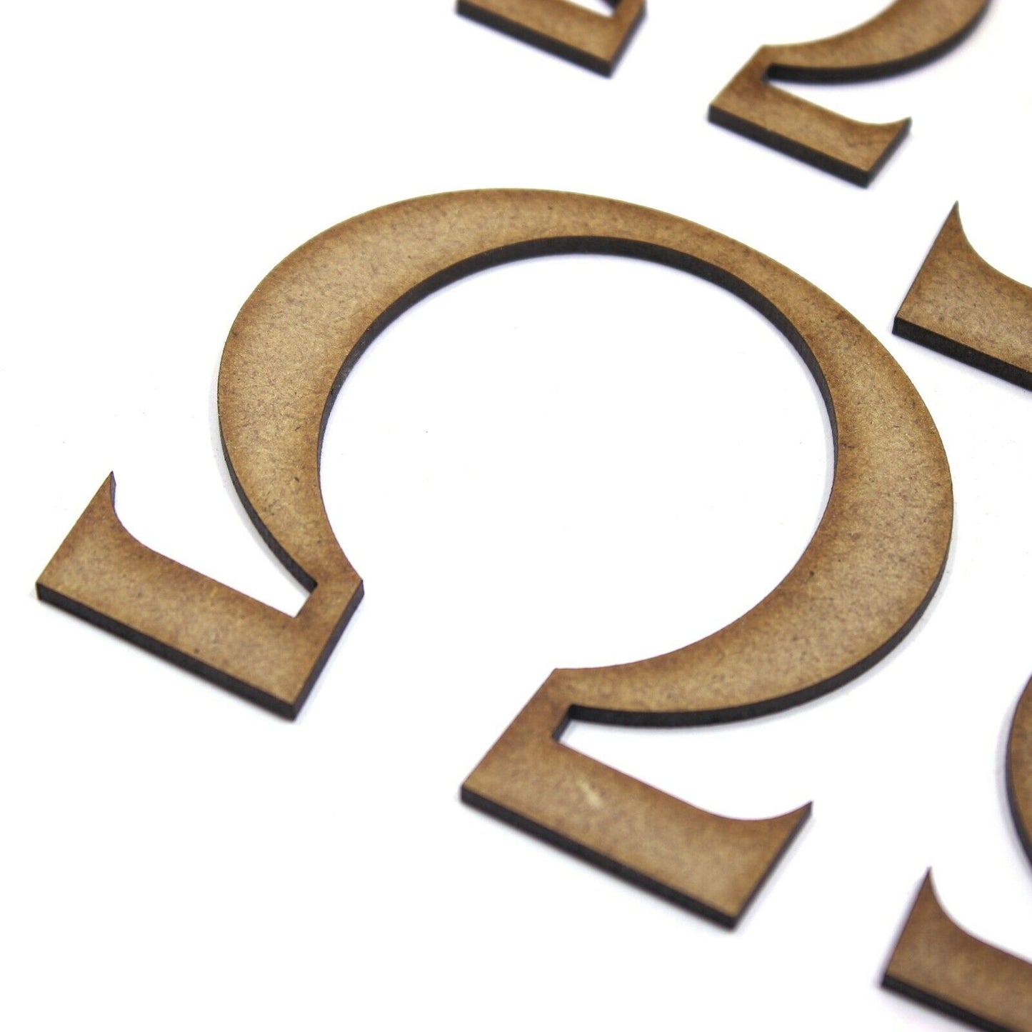 Omega Symbol Craft Shape, Various Sizes, 2mm MDF Wood. Greek