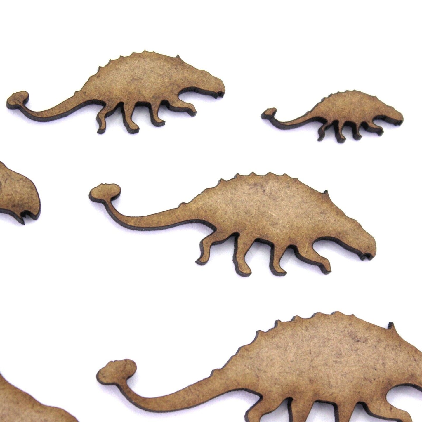 Ankylosaurus Dinosaur Craft Shape, Various Sizes, 2mm MDF Wood. Prehistoric