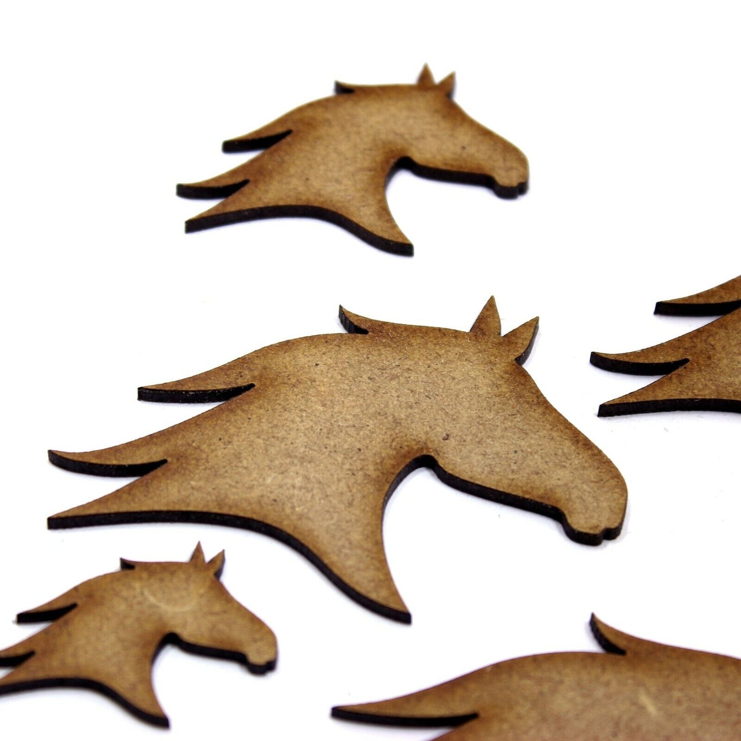 Horse Head Craft Shape, Various Sizes, 2mm MDF Wood. Racing, Race, Dressage