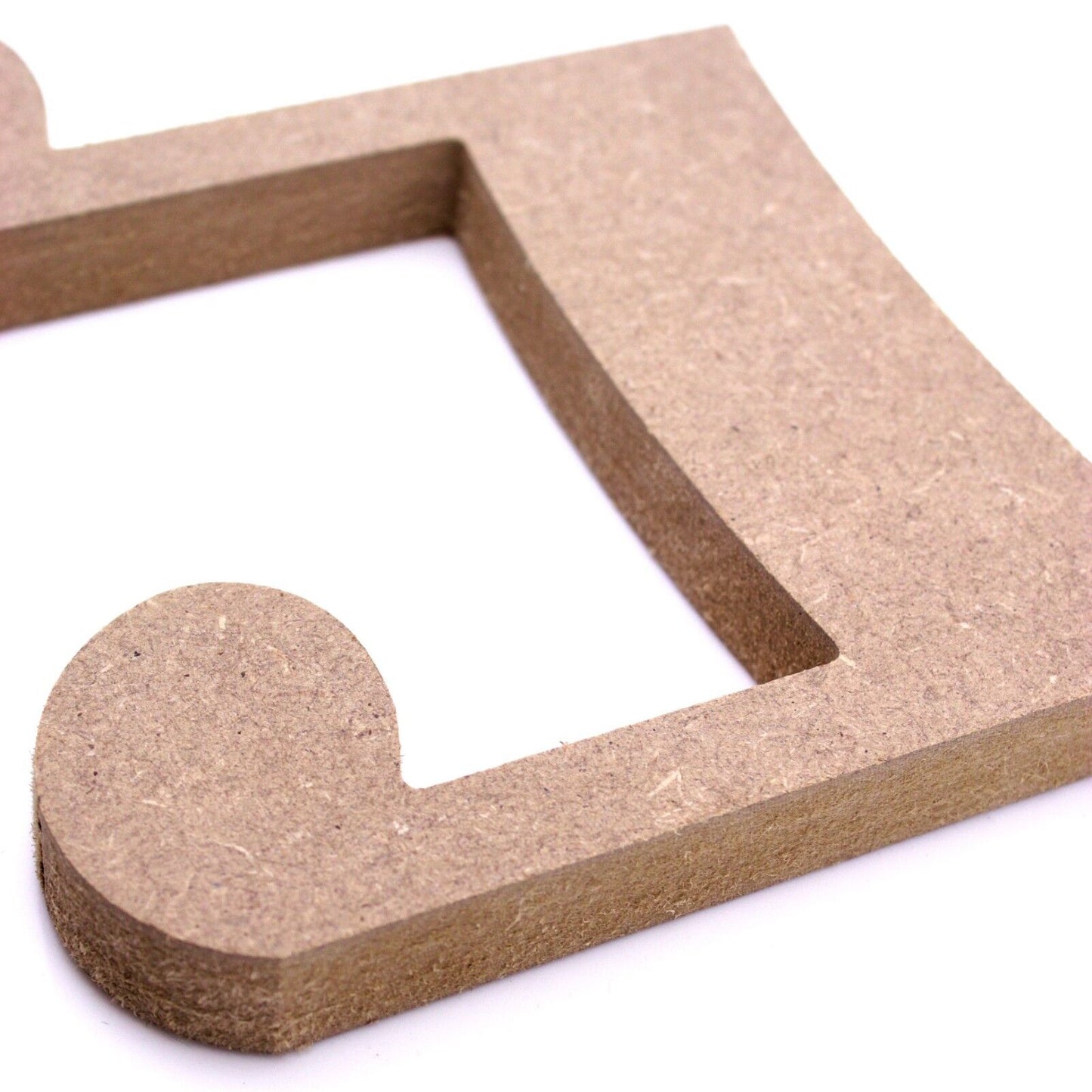 Free Standing 18mm MDF Music Note Craft Shape Various Sizes. Musician, Quaver