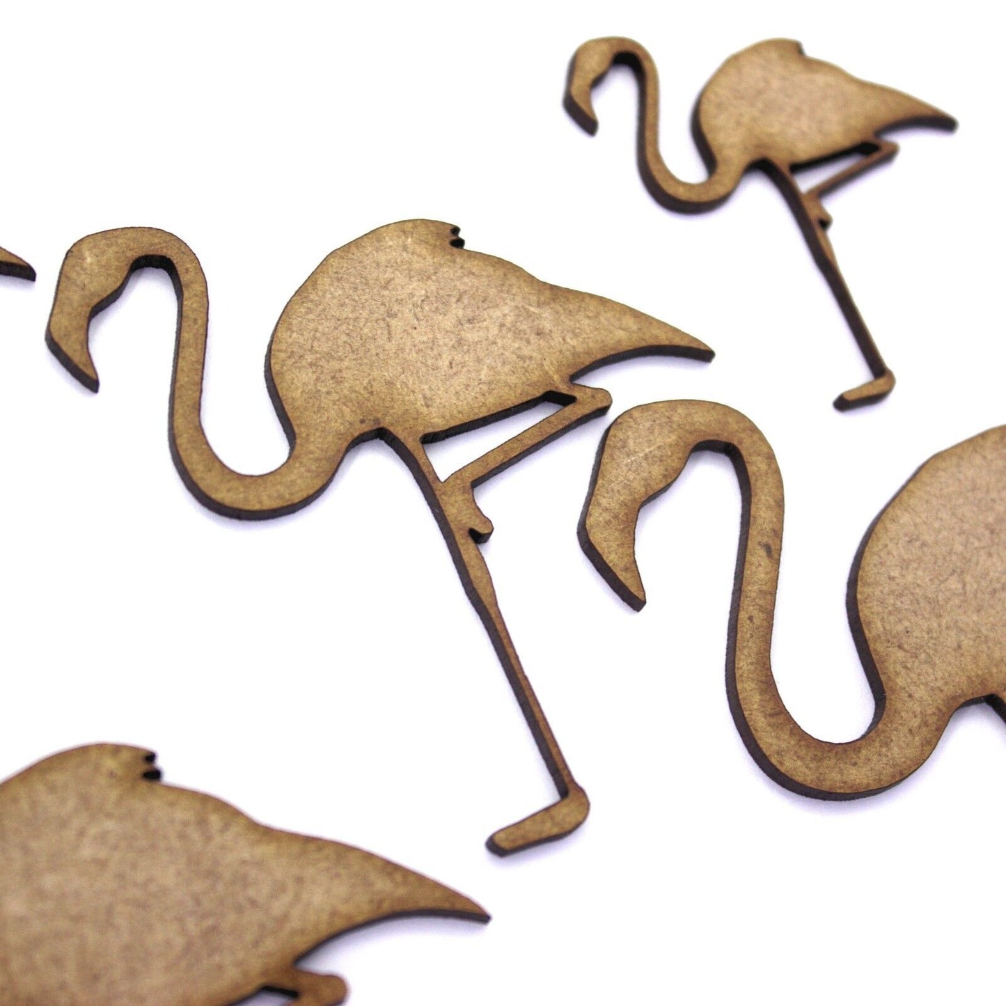 Flamingo Craft Shape. Various Sizes 40mm - 200mm. 2mm MDF. Bird, Animal