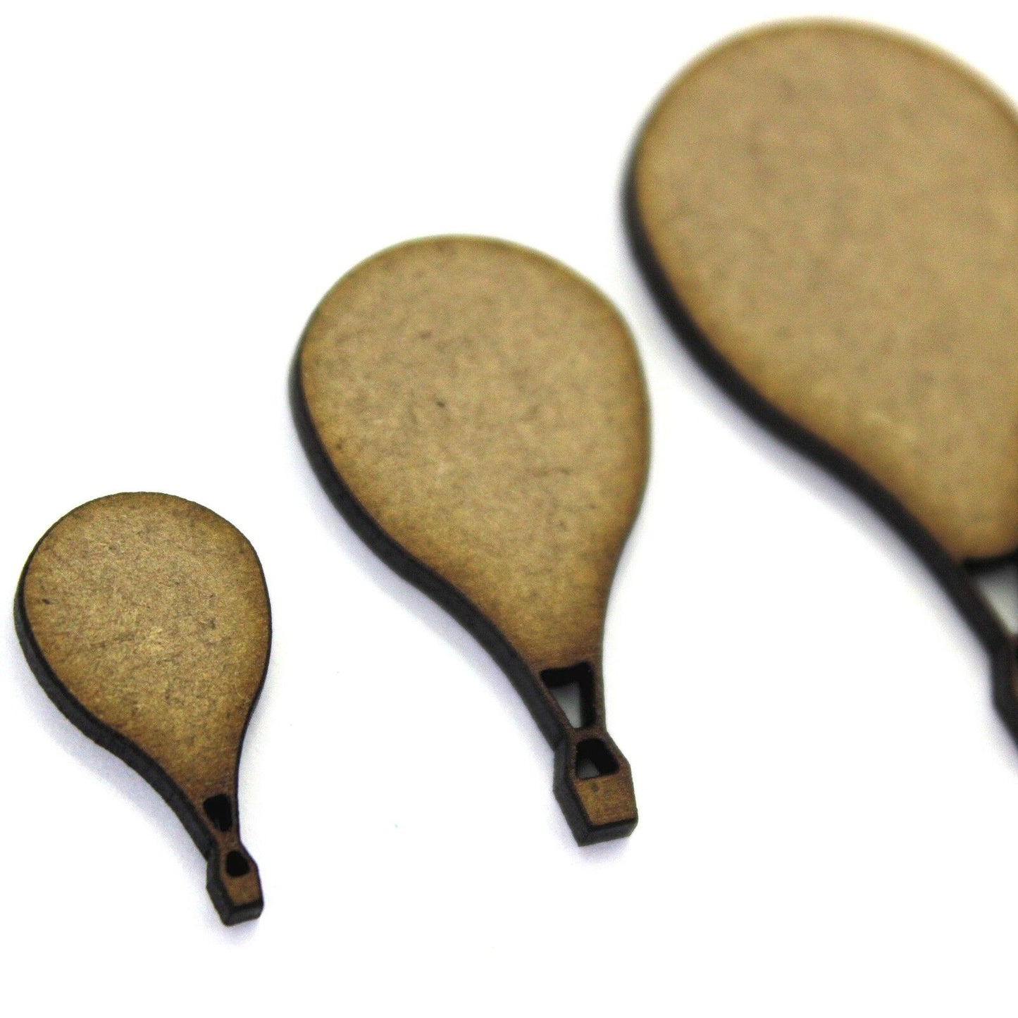 Air Balloon Craft Shapes. Various Sizes 20mm - 200mm. 2mm MDF Wood Laser Cut