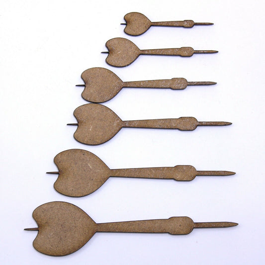 Dart Craft Shape, Various Sizes, 2mm MDF Wood. Darts, pub game