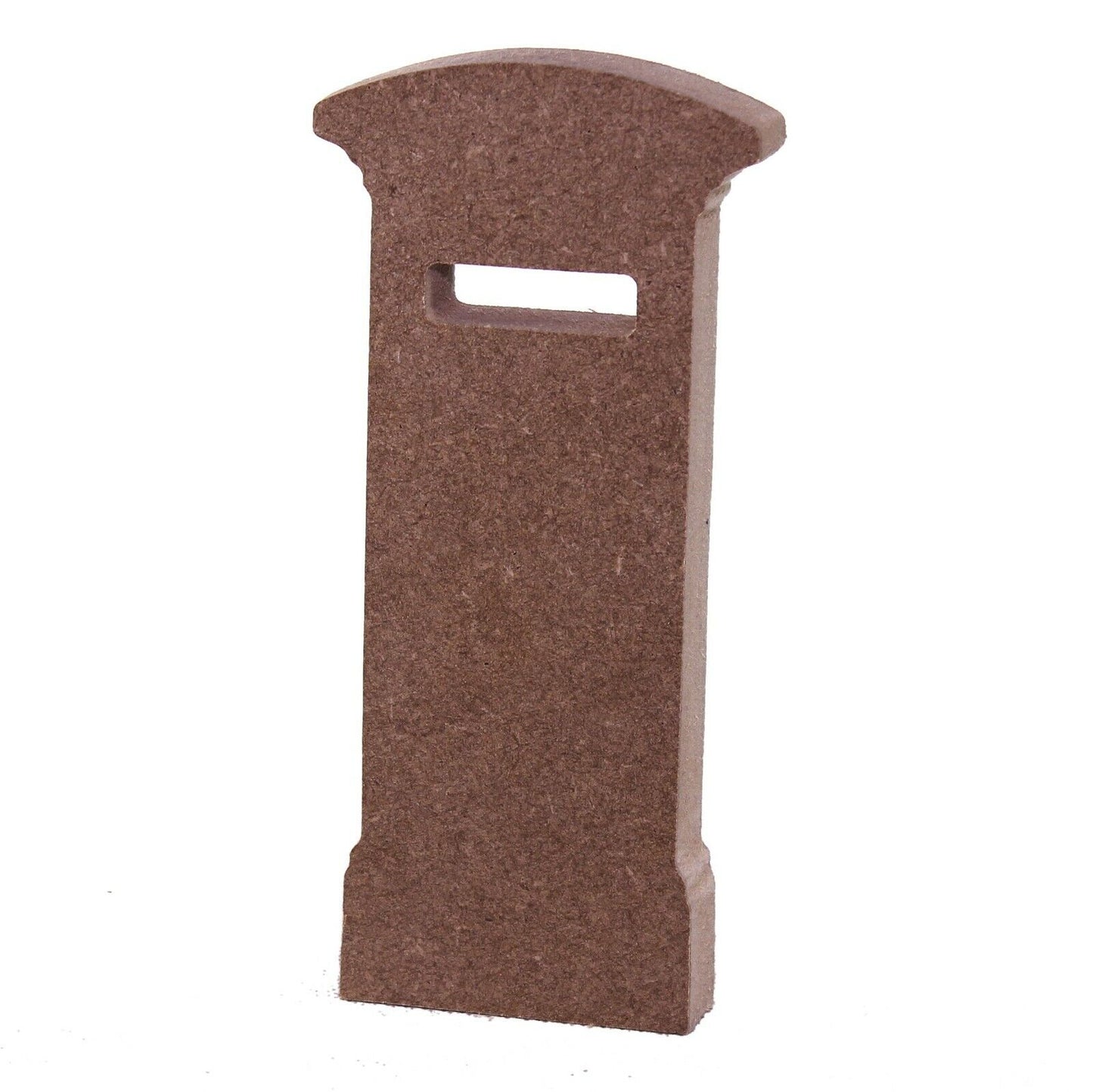 Free Standing 18mm MDF Postbox Craft Shape Various Sizes. Pillar, letter, mail