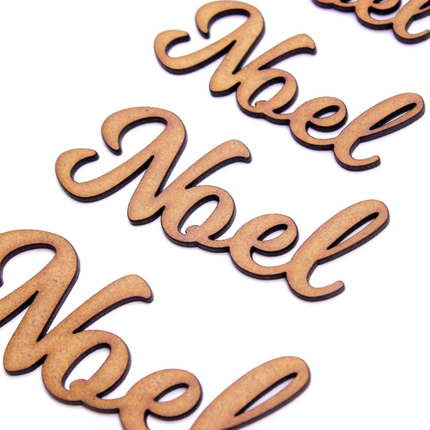 Noel Word Craft Shape, Various Sizes, 2mm MDF Wood. Christmas, xmas