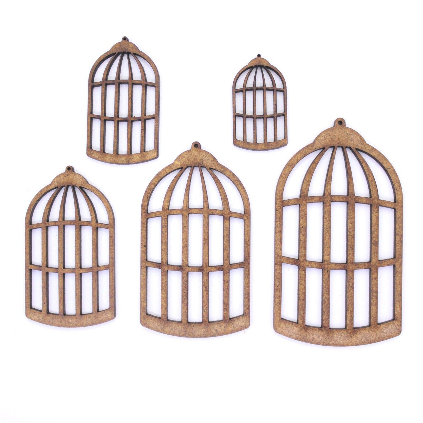 Bird Cage Craft Shape, Various Sizes, 2mm MDF. Birds. Mixed Media Art Project