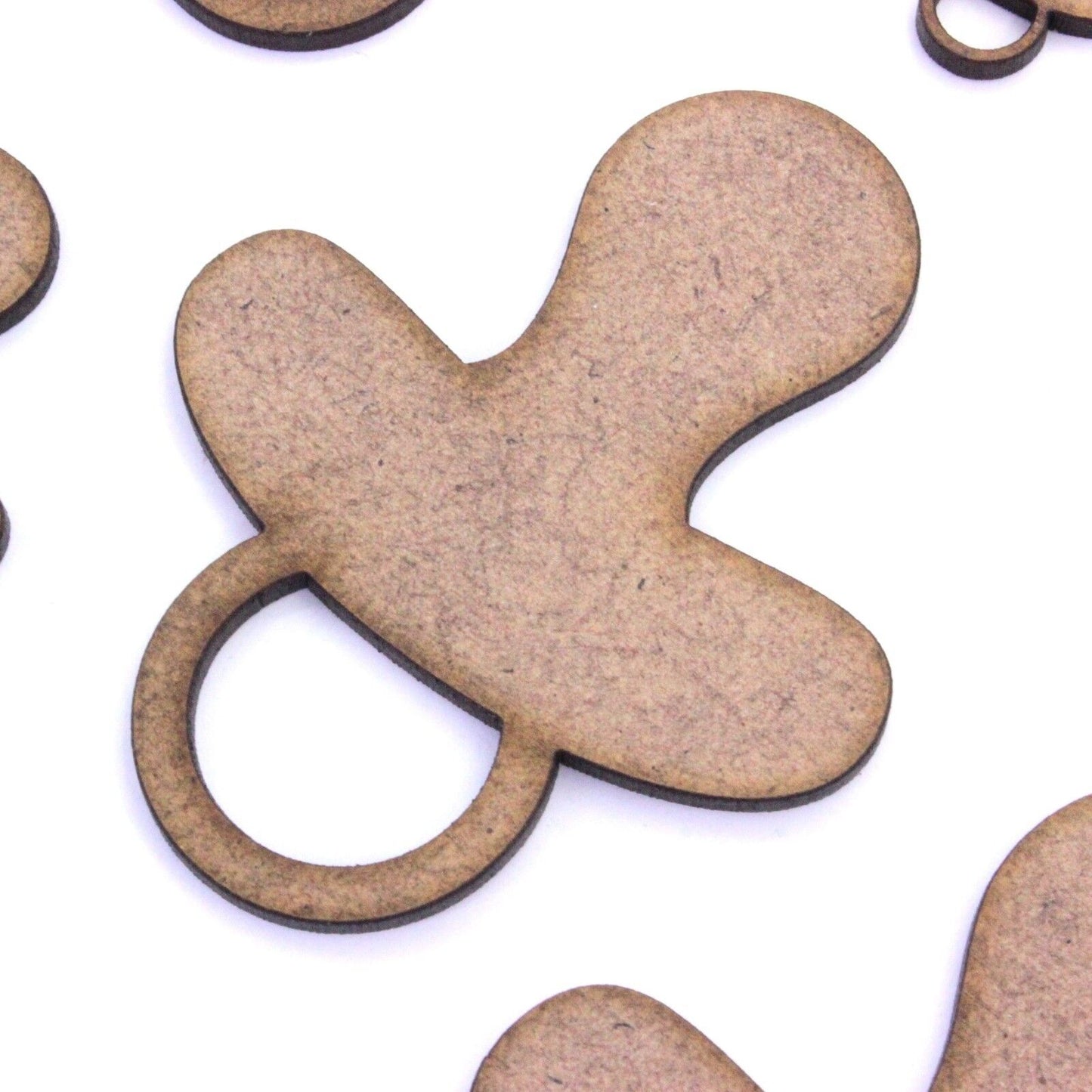 Babies Dummy Craft Shape, Various Sizes, 2mm MDF Wood. Baby, Boy, Girl, Pacifier