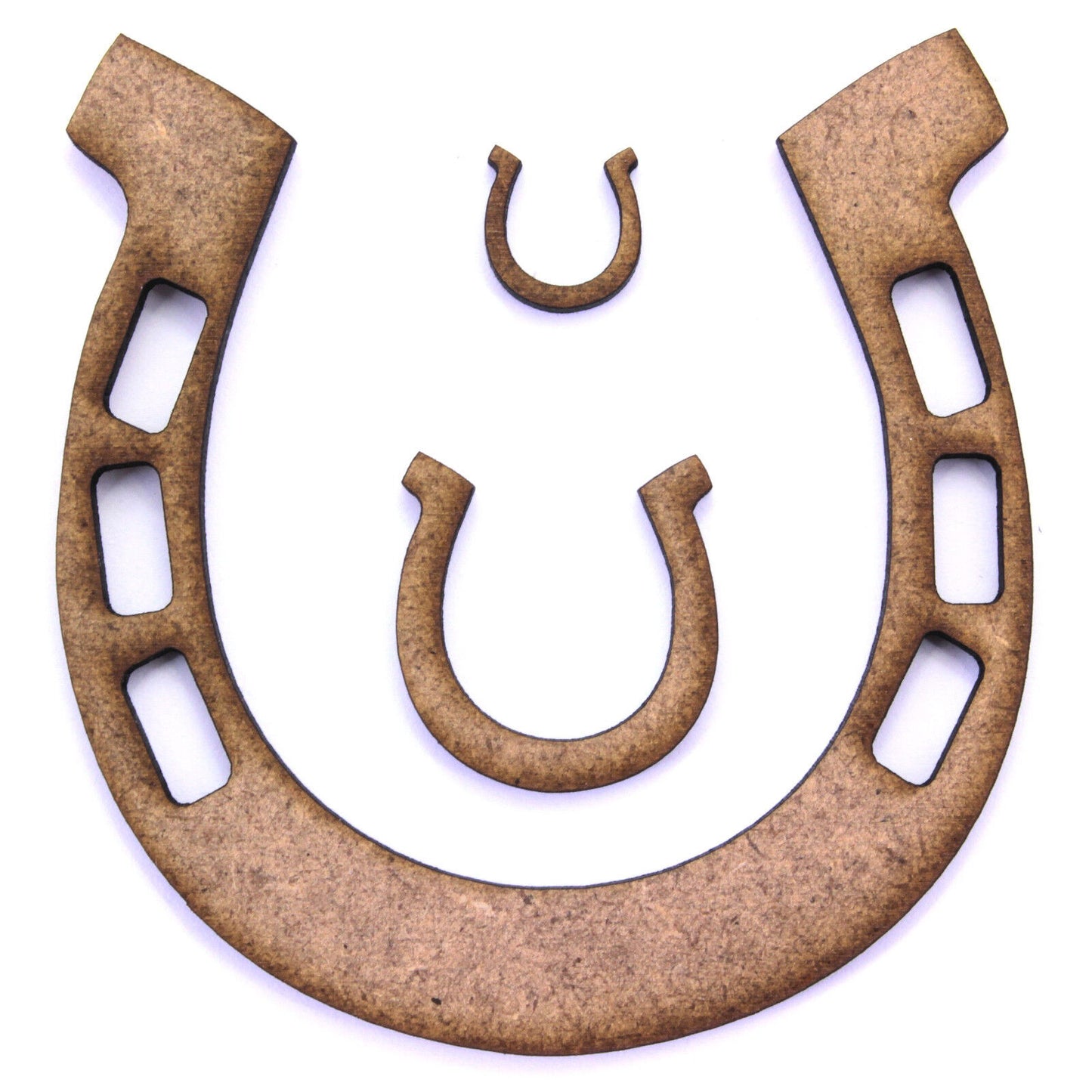 Horseshoe Craft Shape Blank, Various Sizes, 2mm MDF Wood. Wedding Decoration