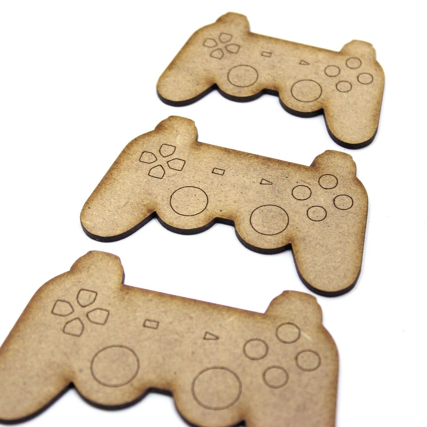 Playstation Controller Craft Shape, 2mm MDF Wood. Retro Gaming Gamer 1cm to 20cm