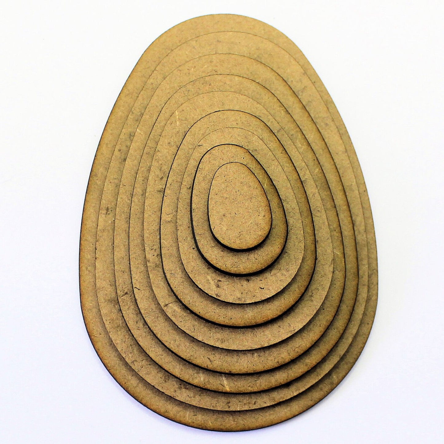 Easter Egg Craft Shapes, Embellishments, Tags, Decorations, 2mm MDF Wood