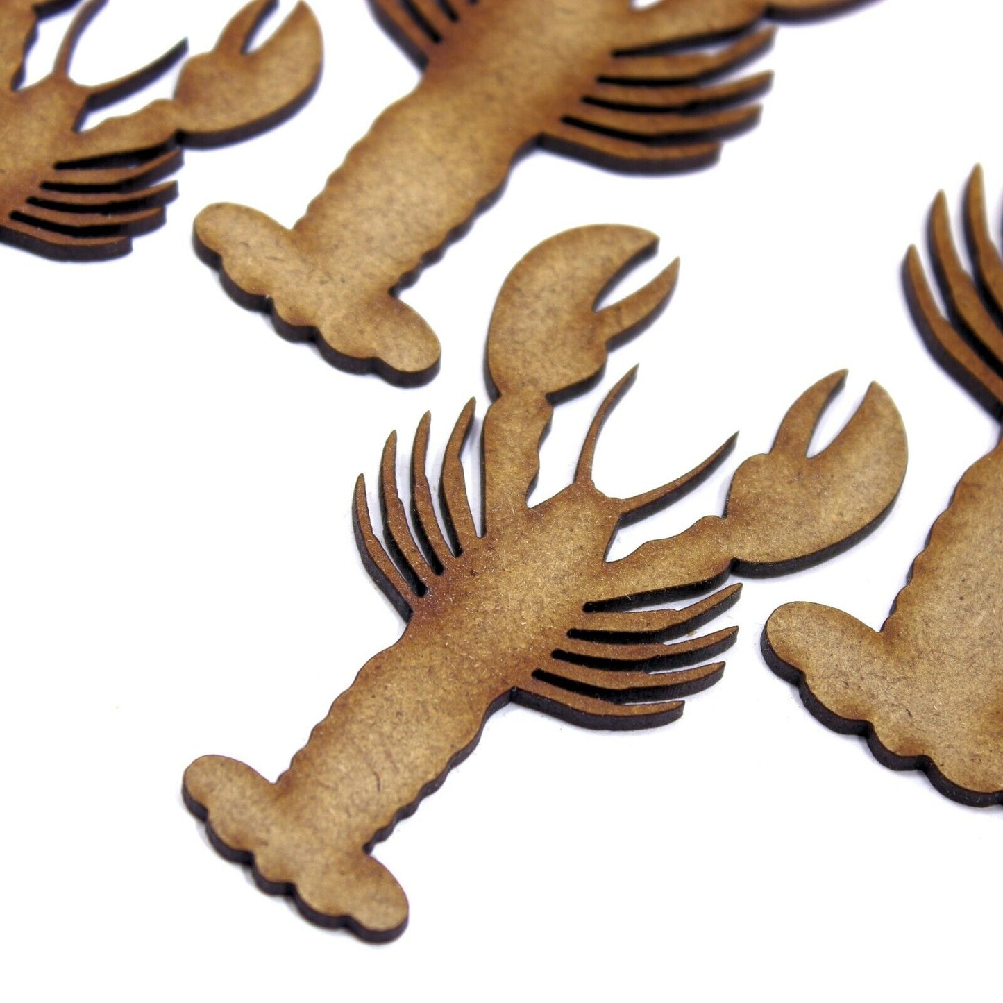 Lobster Craft Shapes. Various Sizes . 2mm MDF Wood. Seafood, Marine, Shellfish