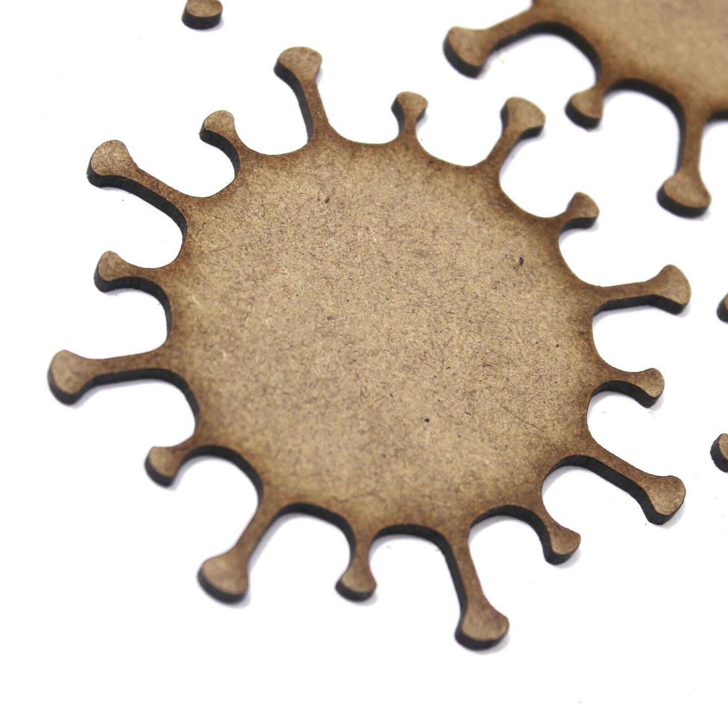 Virus Craft Shape, Various Sizes, 2mm MDF Wood. Flu, winter, lockdown