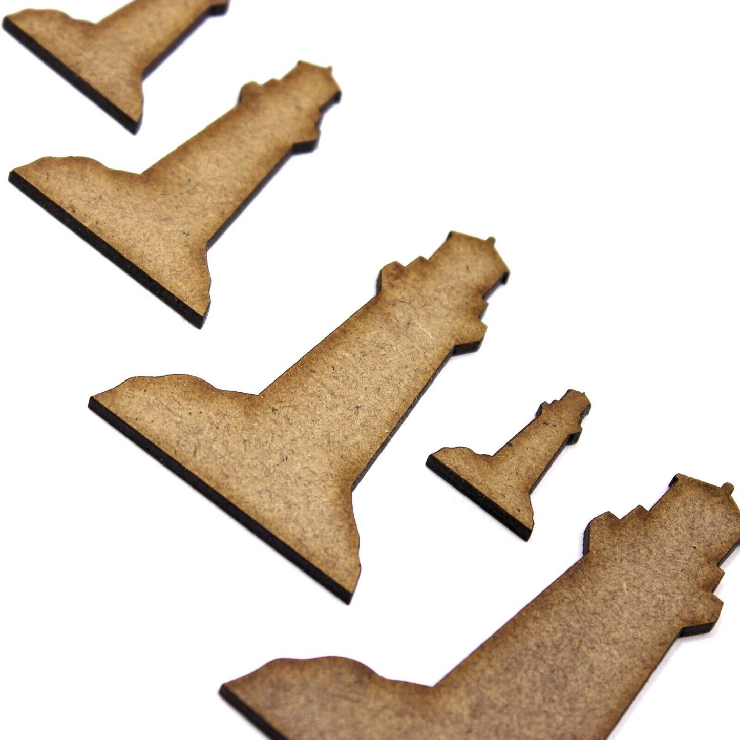Lighthouse on Rock Craft Shape, Various Sizes, 2mm MDF Wood. Seaside