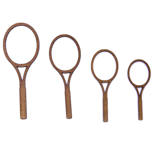Tennis Racket Craft Shape. 2mm MDF. Various Sizes. Raquet, Sport, Wimbledon