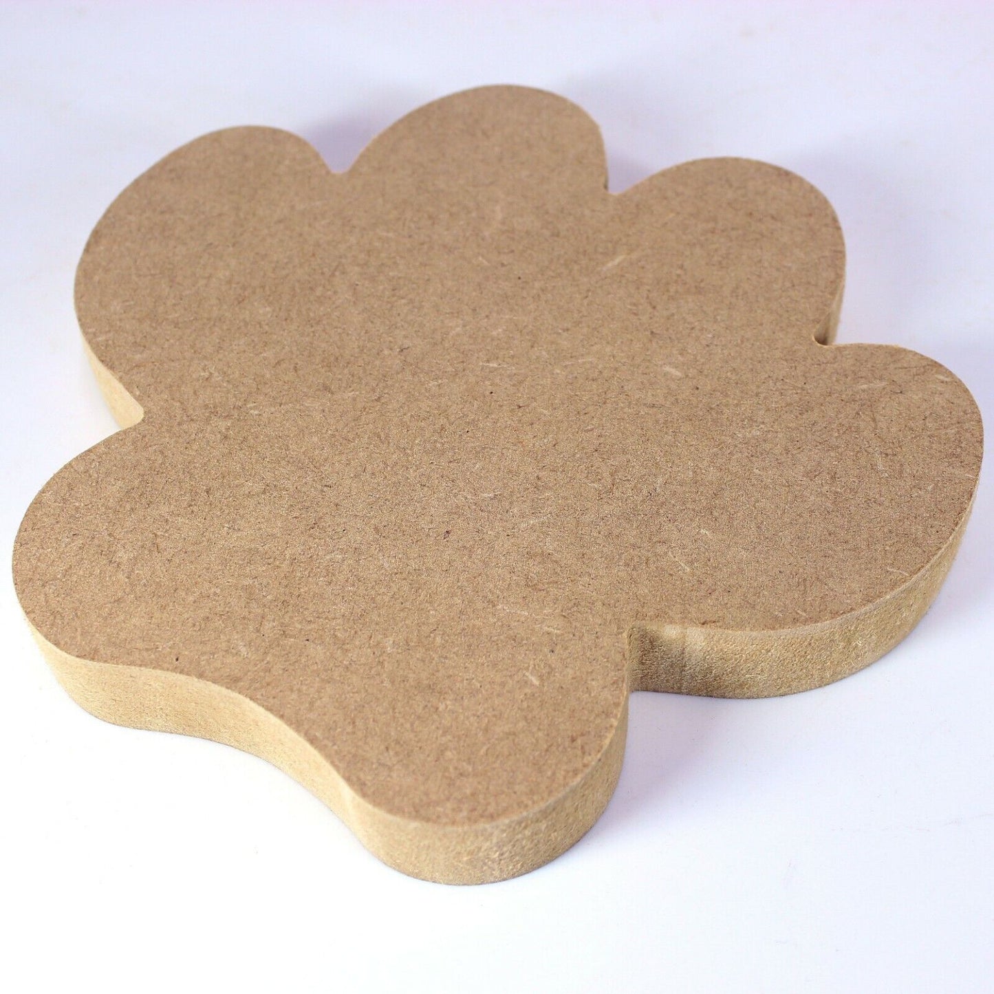 Free Standing 18mm MDF Paw Print Craft Shape. 10cm to 30cm Sizes. Cat, Dog, Pet