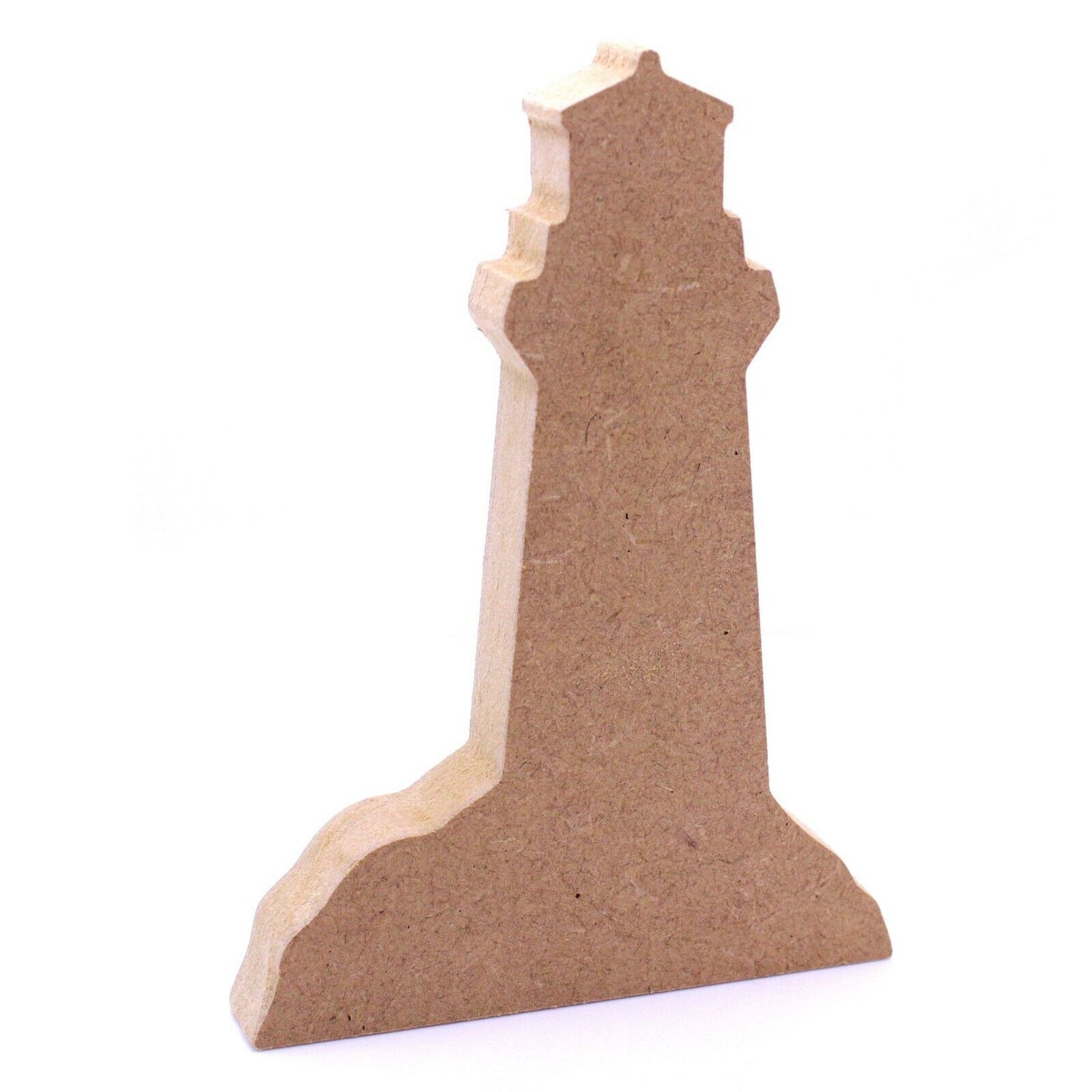 Free Standing 18mm MDF Lighthouse Craft Shape. 10cm to 30cm. Seaside, Beach