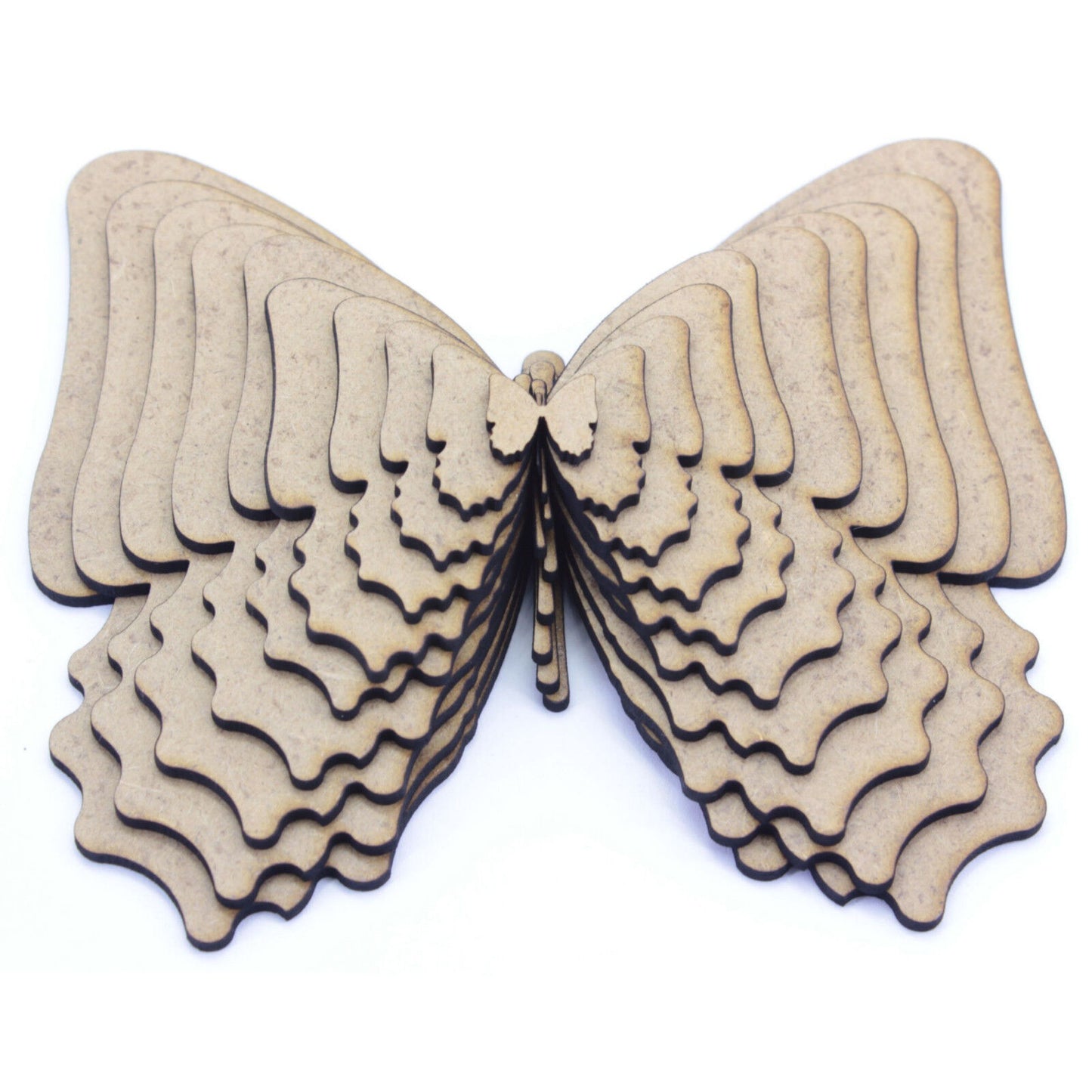 Butterfly Craft Shapes, Embellishment, 1cm to 20cm. 2mm MDF Wood. Nature Nursery