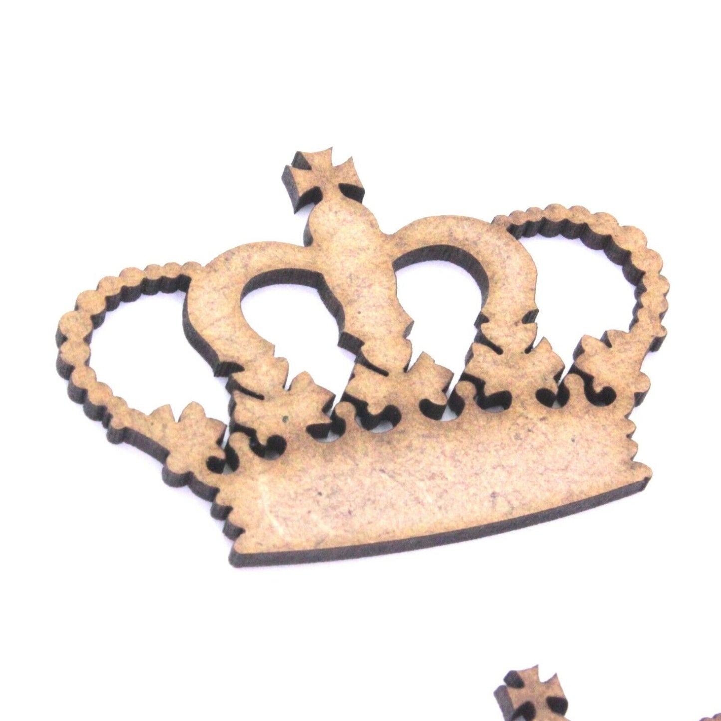 Regal Crown Craft Shape, 2mm MDF. 4cm to 20cm size. Royal, King, Queen, Princess